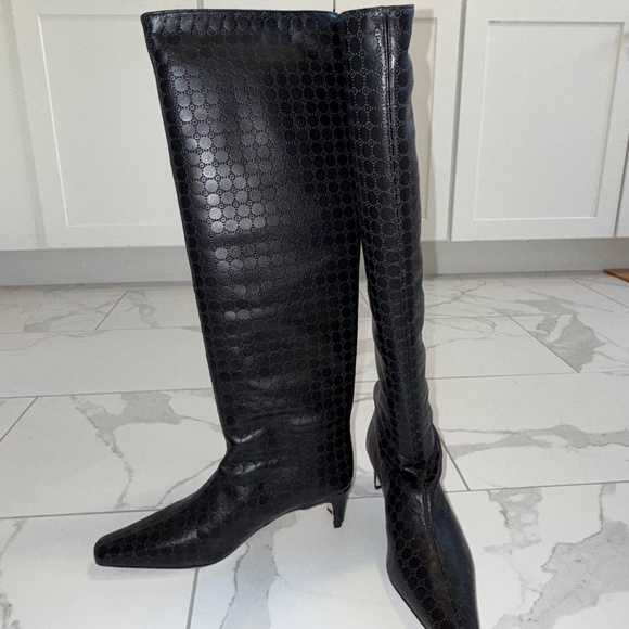 New STAUD WALLY BOOT BLACK PERFORATED LEATHER Sz. 37 - Picture 2 of 9